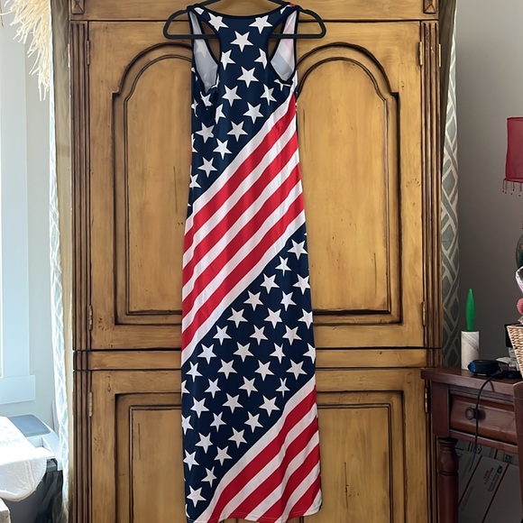 Patriotic American Flag Dress~Perfect for 4th of July/Memorial Day - Picture 3 of 7